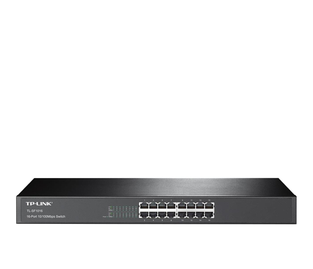 TP-LINK 16p TL-SF1016 Rack (16x10/100Mbit) - 26796 - zdjęcie